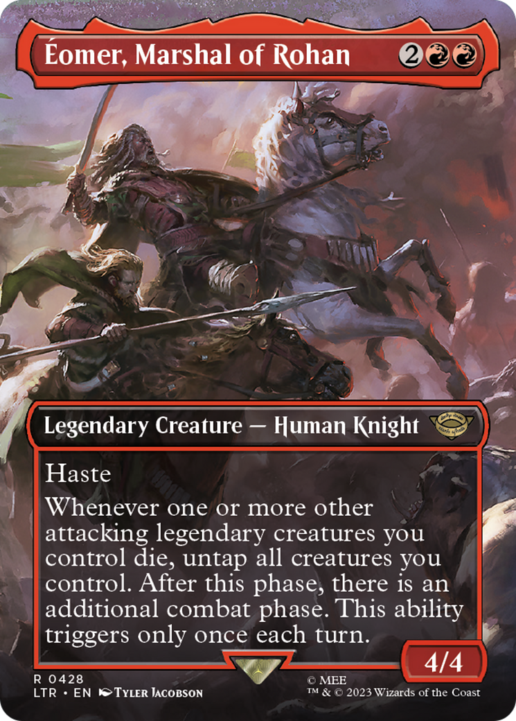 Eomer, Marshal of Rohan (Borderless Alternate Art) [The Lord of the Rings: Tales of Middle-Earth] | Total Play