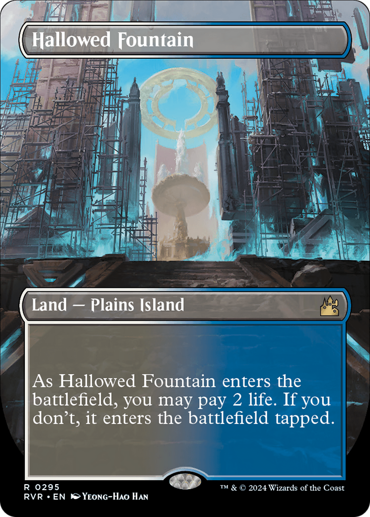 Hallowed Fountain (Borderless) [Ravnica Remastered] | Total Play