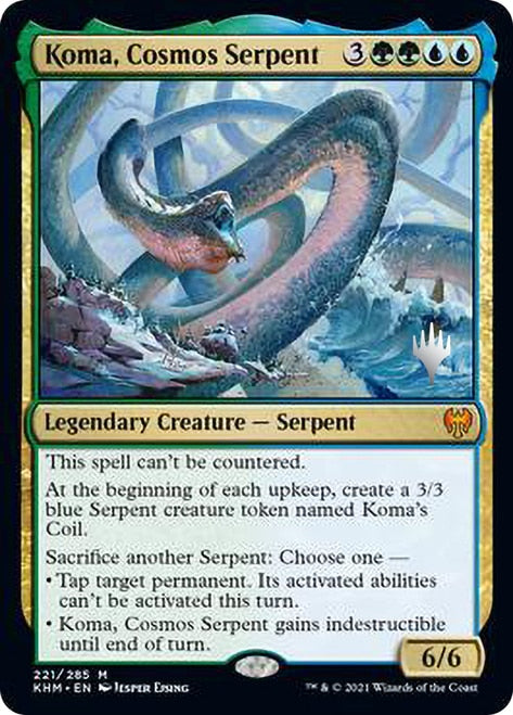 Koma, Cosmos Serpent (Promo Pack) [Kaldheim Promos] | Total Play