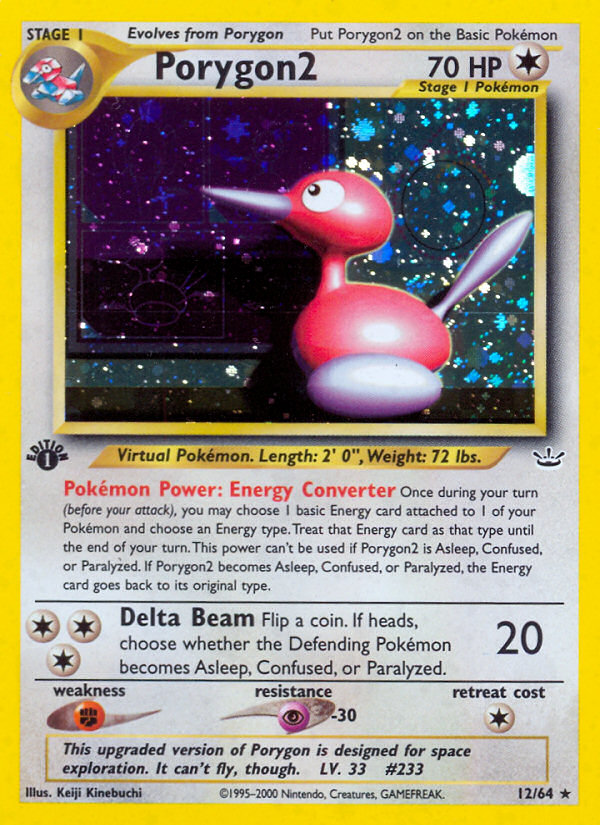 Porygon2 (12/64) [Neo Revelation 1st Edition] | Total Play