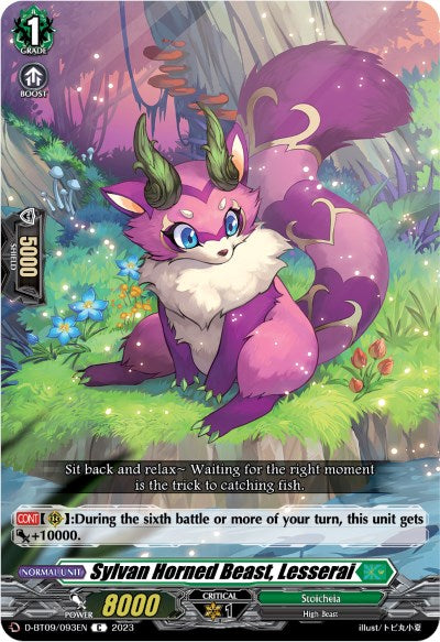 Sylvan Horned Beast, Lesserai (D-BT09/093EN) [Dragontree Invasion] | Total Play