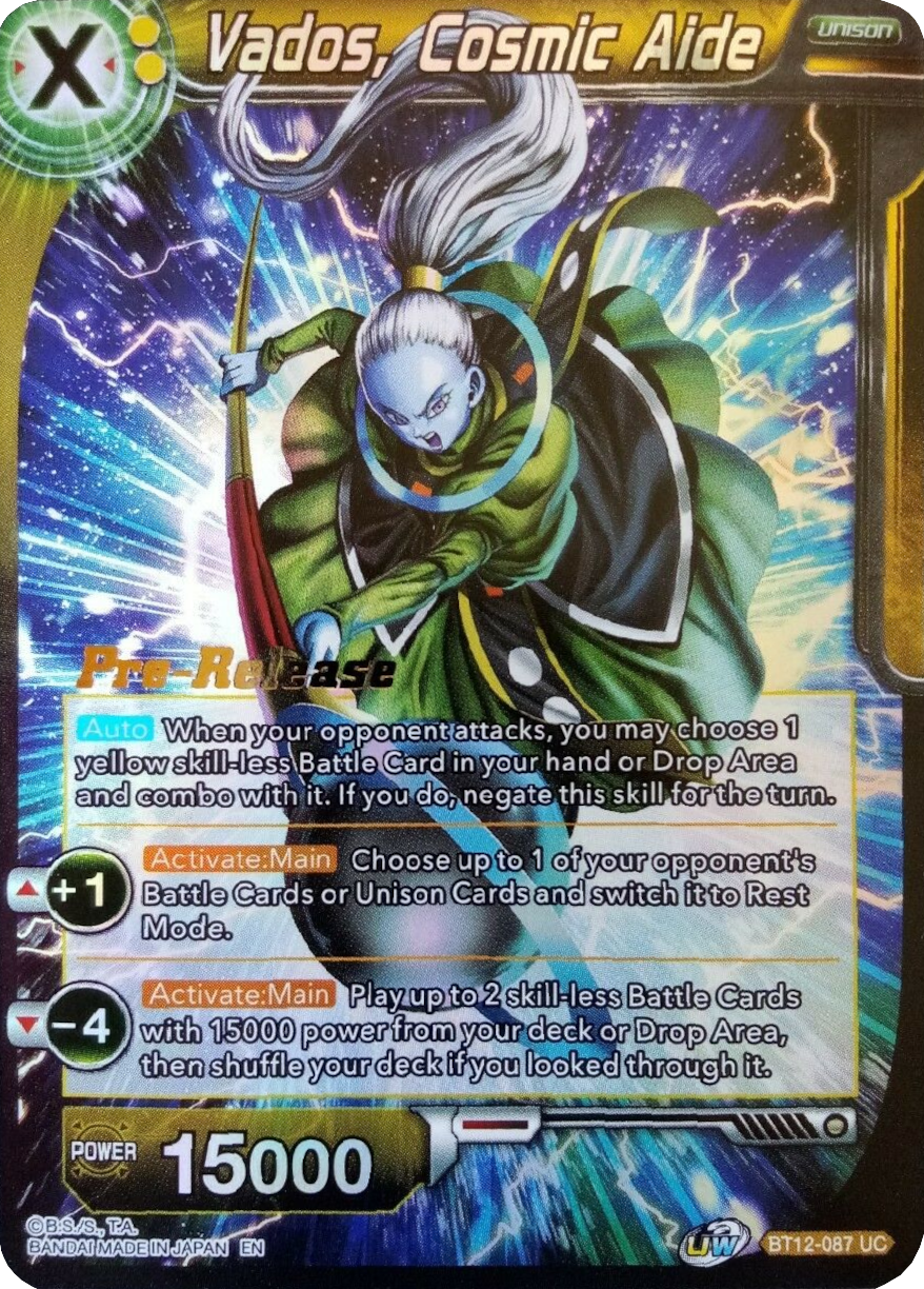 Vados, Cosmic Aide (BT12-087) [Vicious Rejuvenation Prerelease Promos] | Total Play