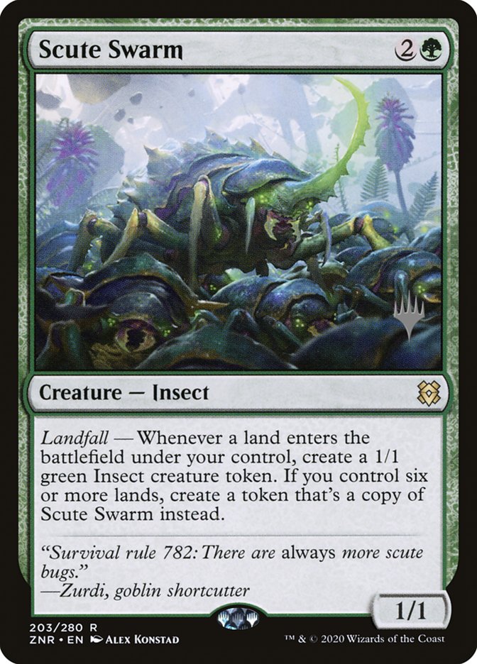 Scute Swarm (Promo Pack) [Zendikar Rising Promos] | Total Play