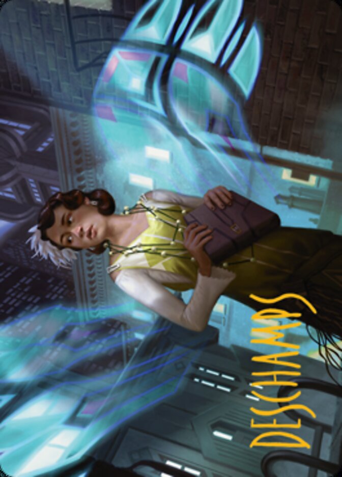 Giada, Font of Hope 1 Art Card (Gold-Stamped Signature) [Streets of New Capenna Art Series] | Total Play