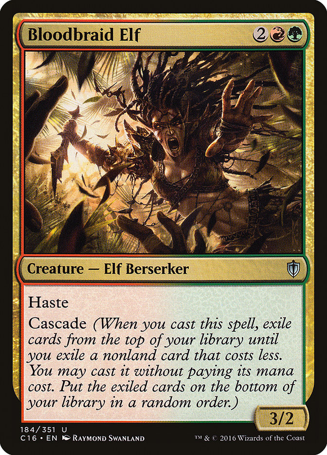 Bloodbraid Elf [Commander 2016] | Total Play