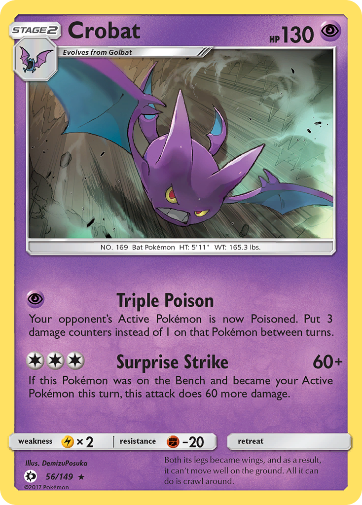 Crobat (56/149) [Sun & Moon: Base Set] | Total Play