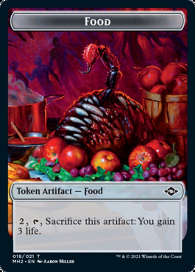 Construct // Food (18) Double-Sided Token [Modern Horizons 2 Tokens] | Total Play