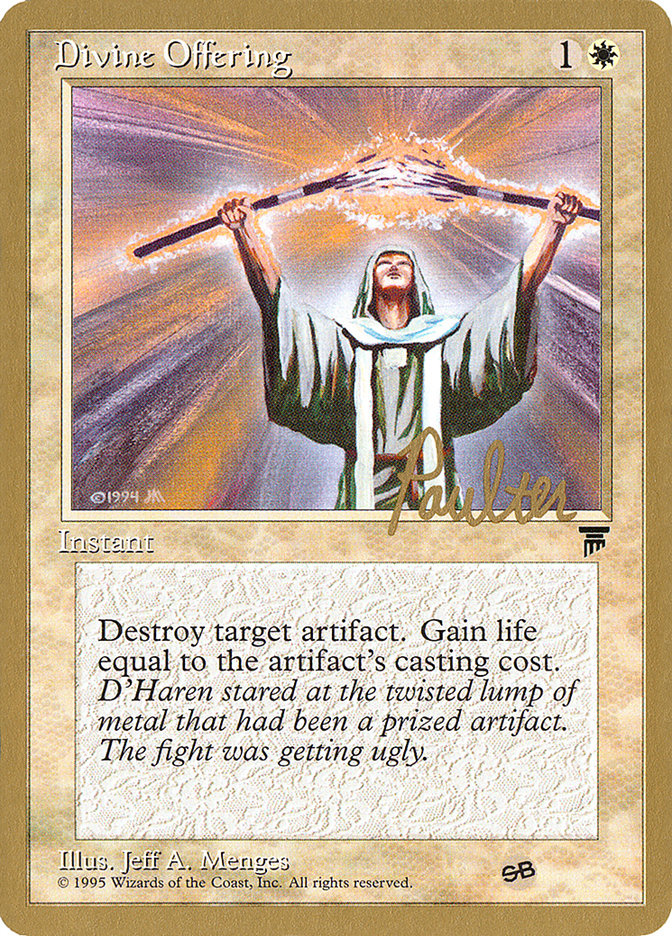 Divine Offering (Preston Poulter) (SB) [Pro Tour Collector Set] | Total Play