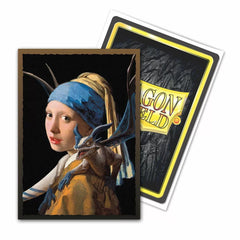 Dragon Shield: Standard 100ct Brushed Art Sleeves - Girl with a Pearl Earring | Total Play