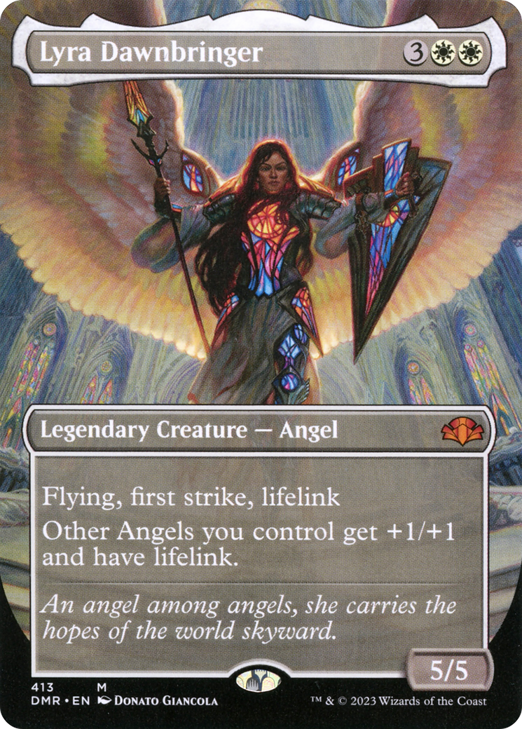 Lyra Dawnbringer (Borderless Alternate Art) [Dominaria Remastered] | Total Play