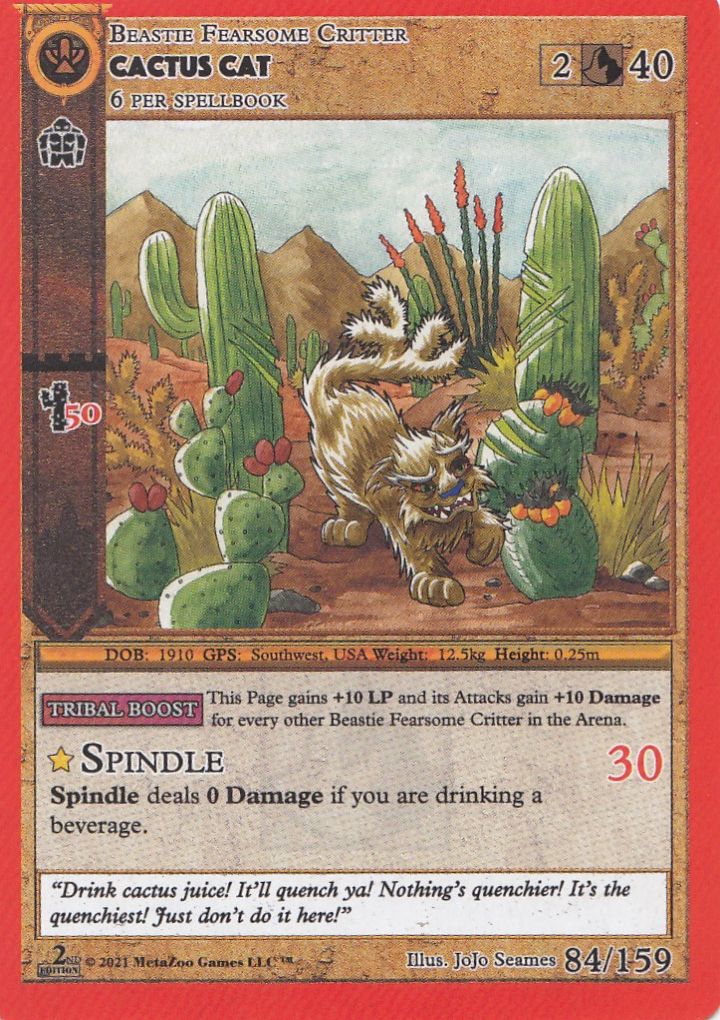 Cactus Cat [Cryptid Nation: Second Edition] | Total Play