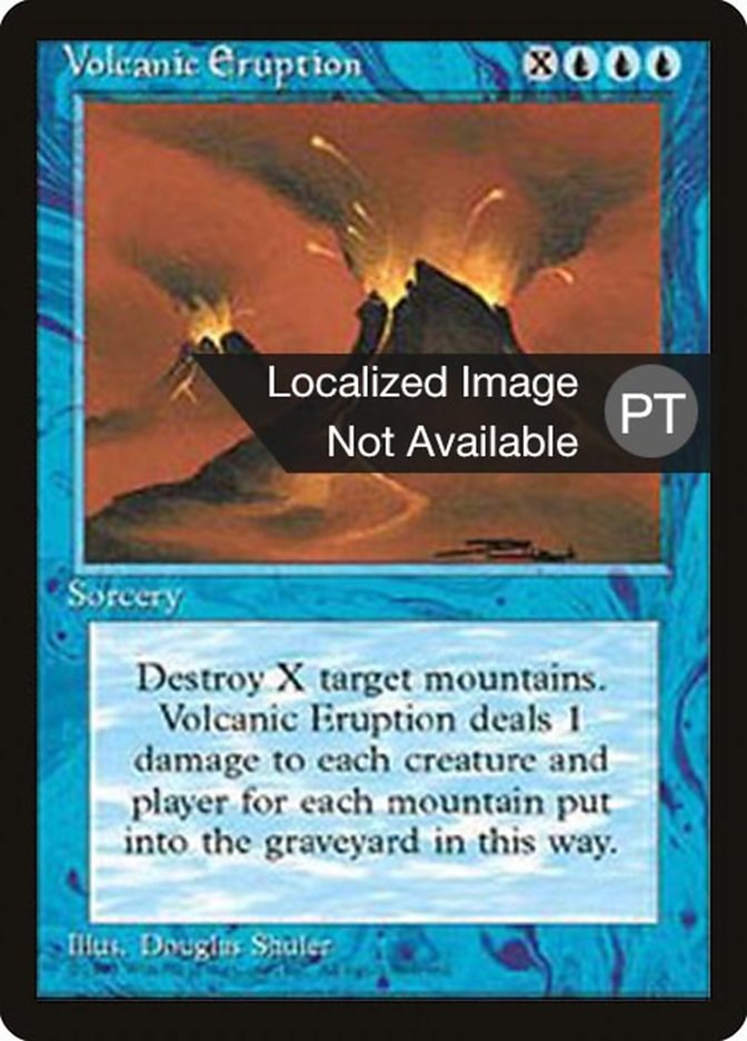 Volcanic Eruption [Fourth Edition (Foreign Black Border)] | Total Play