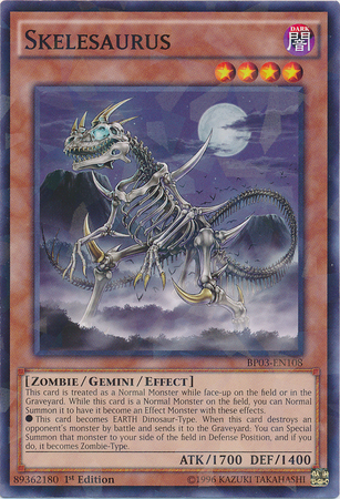 Skelesaurus [BP03-EN108] Shatterfoil Rare | Total Play