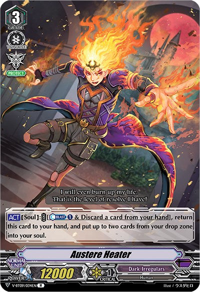 Austere Heater (V-BT09/034EN) [Butterfly d'Moonlight] | Total Play