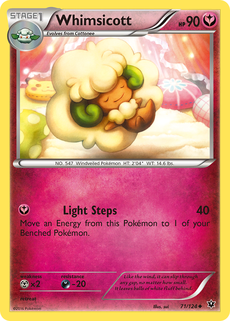 Whimsicott (71/124) [XY: Fates Collide] | Total Play
