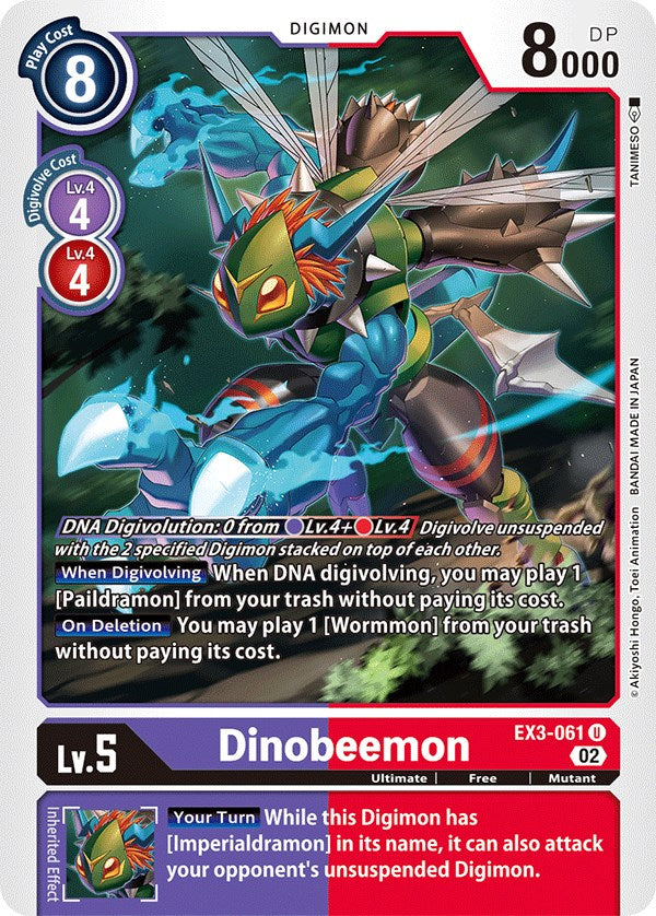 Dinobeemon [EX3-061] [Draconic Roar] | Total Play