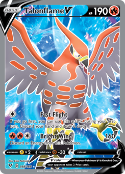 Talonflame V (168/185) [Sword & Shield: Vivid Voltage] | Total Play