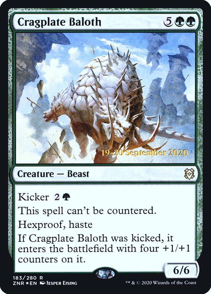 Cragplate Baloth [Zendikar Rising Prerelease Promos] | Total Play