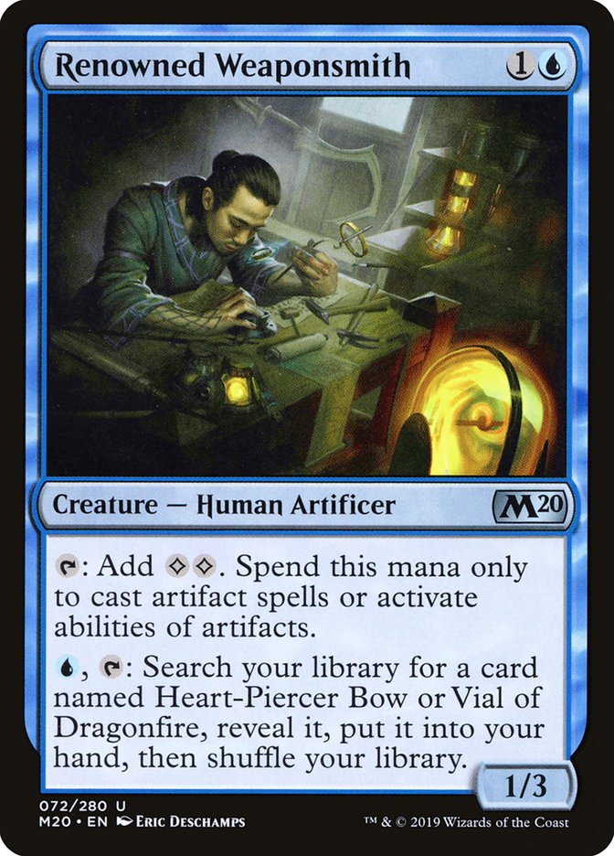 Renowned Weaponsmith [Core Set 2020] | Total Play