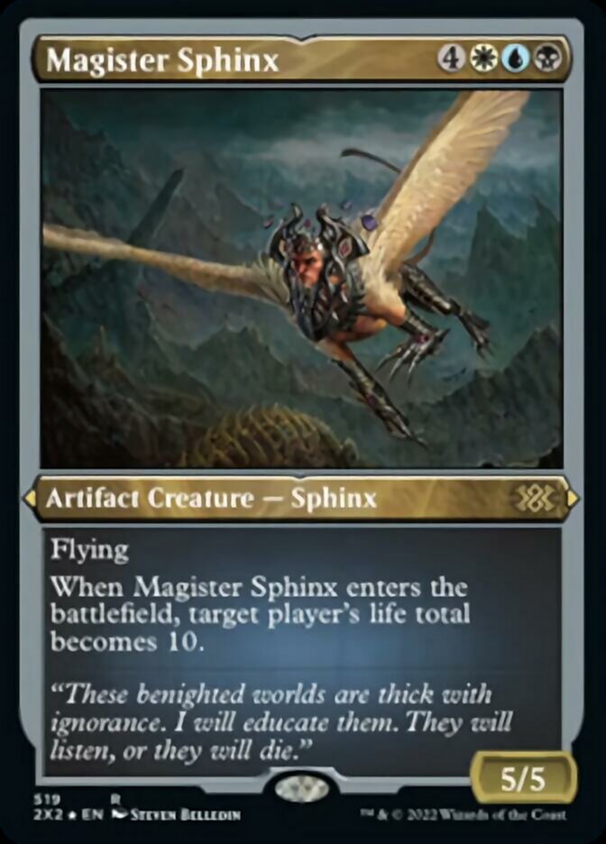 Magister Sphinx (Foil Etched) [Double Masters 2022] | Total Play