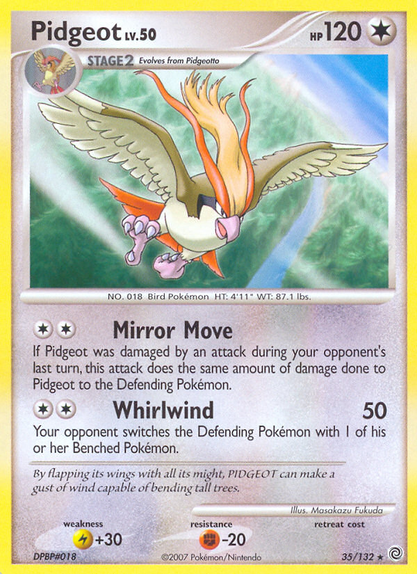 Pidgeot (35/132) [Diamond & Pearl: Secret Wonders] | Total Play