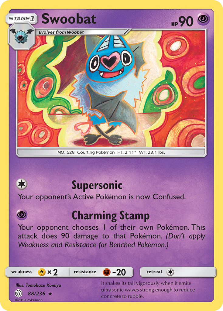 Swoobat (88/236) [Sun & Moon: Cosmic Eclipse] | Total Play