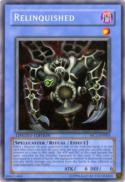 Relinquished [MC1-EN003] Secret Rare | Total Play