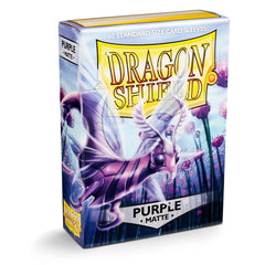 Dragon Shield: Standard 60ct Sleeves - Purple (Matte) | Total Play