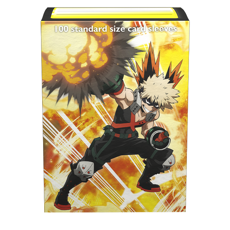 Dragon Shield: Standard 100ct Art Sleeves - My Hero Academia (Bakugo Explode) | Total Play