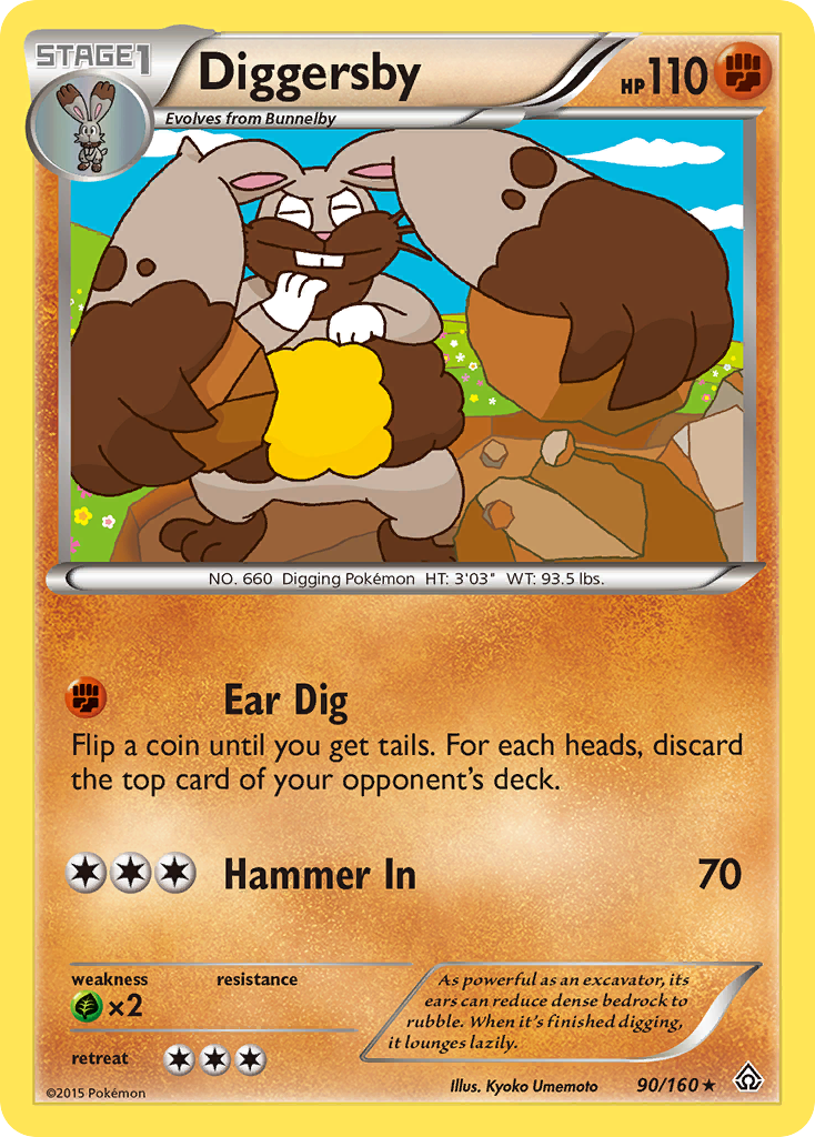 Diggersby (90/160) [XY: Primal Clash] | Total Play