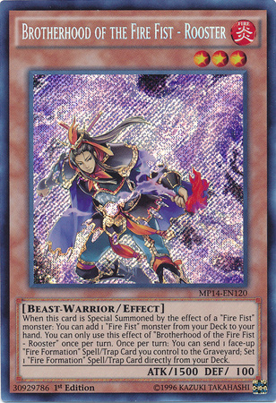 Brotherhood of the Fire Fist - Rooster [MP14-EN120] Secret Rare | Total Play