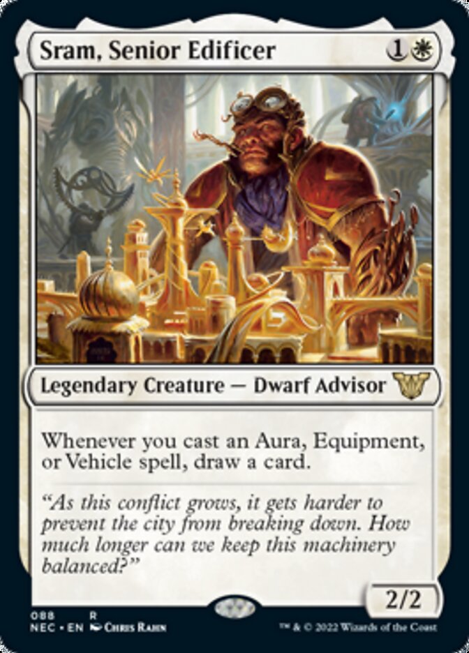 Sram, Senior Edificer [Kamigawa: Neon Dynasty Commander] | Total Play