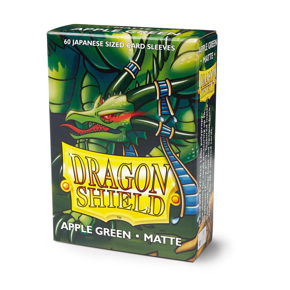 Dragon Shield: Japanese Size 60ct Sleeves - Apple Green (Matte) | Total Play