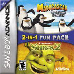 Madagascar Operation Penguin and Shrek 2 - GameBoy Advance | Total Play