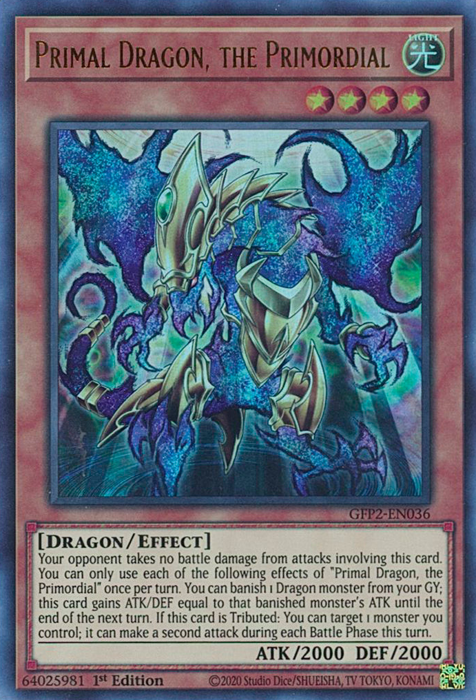 Primal Dragon, the Primordial [GFP2-EN036] Ultra Rare | Total Play