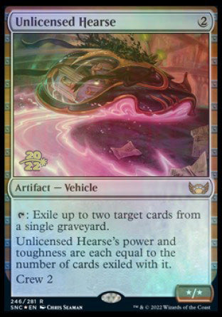 Unlicensed Hearse [Streets of New Capenna Prerelease Promos] | Total Play