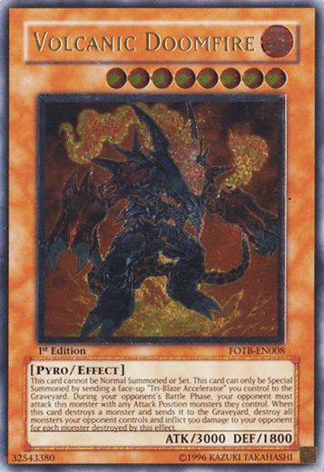 Volcanic Doomfire [FOTB-EN008] Ultimate Rare | Total Play