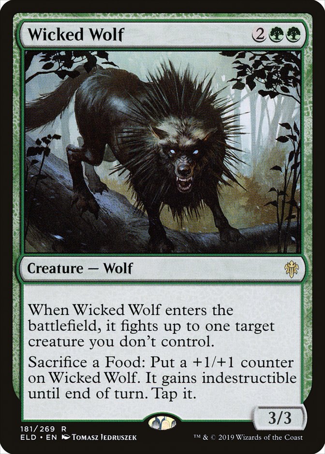 Wicked Wolf [Throne of Eldraine] | Total Play