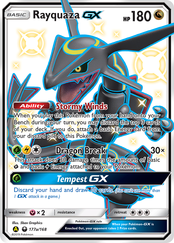 Rayquaza GX (177a/168) [Alternate Art Promos] | Total Play