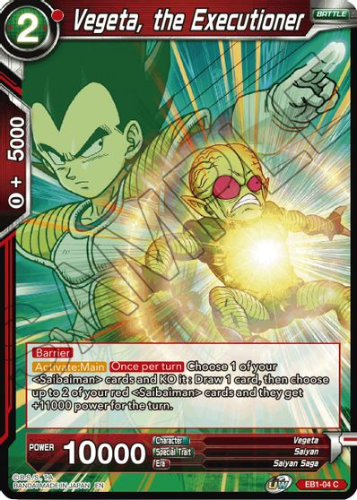 Vegeta, the Executioner (EB1-004) [Battle Evolution Booster] | Total Play