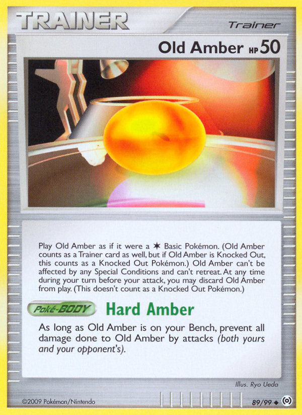 Old Amber (89/99) [Platinum: Arceus] | Total Play