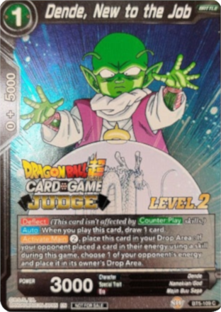 Dende, New to the Job (Level 2) (BT5-109) [Judge Promotion Cards] | Total Play