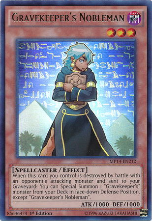 Gravekeeper's Nobleman [MP14-EN212] Ultra Rare | Total Play