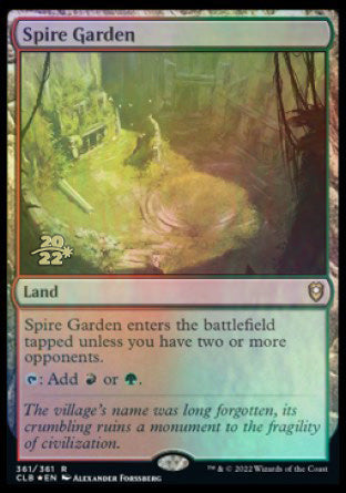 Spire Garden [Commander Legends: Battle for Baldur's Gate Prerelease Promos] | Total Play