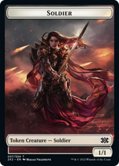 Drake // Soldier Double-Sided Token [Double Masters 2022 Tokens] | Total Play
