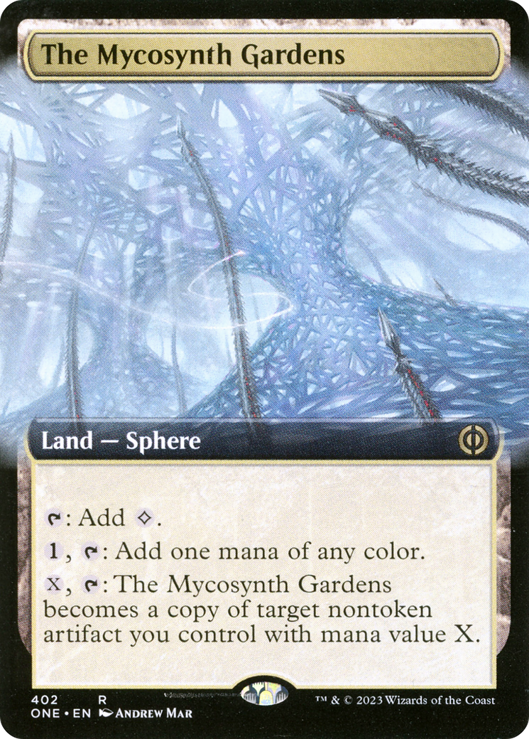 The Mycosynth Gardens (Extended Art) [Phyrexia: All Will Be One] | Total Play