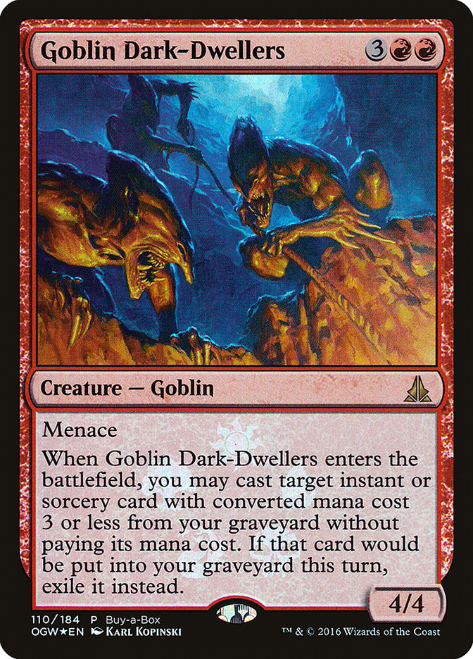 Goblin Dark-Dwellers (Buy-A-Box) [Oath of the Gatewatch Promos] | Total Play