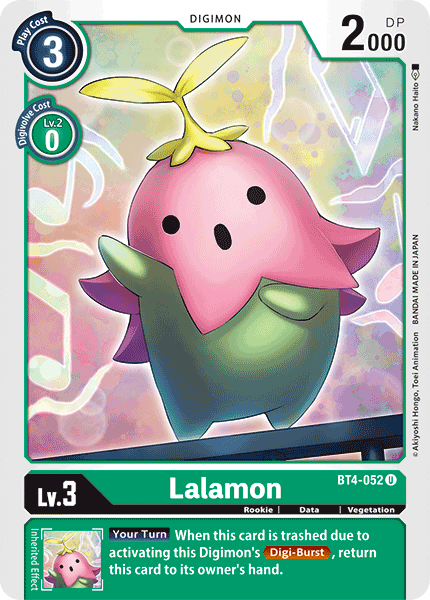 Lalamon [BT4-052] [Great Legend] | Total Play
