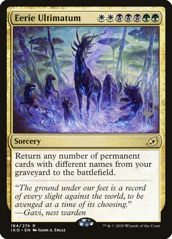 Eerie Ultimatum (Promo Pack) [Ikoria: Lair of Behemoths Promos] | Total Play