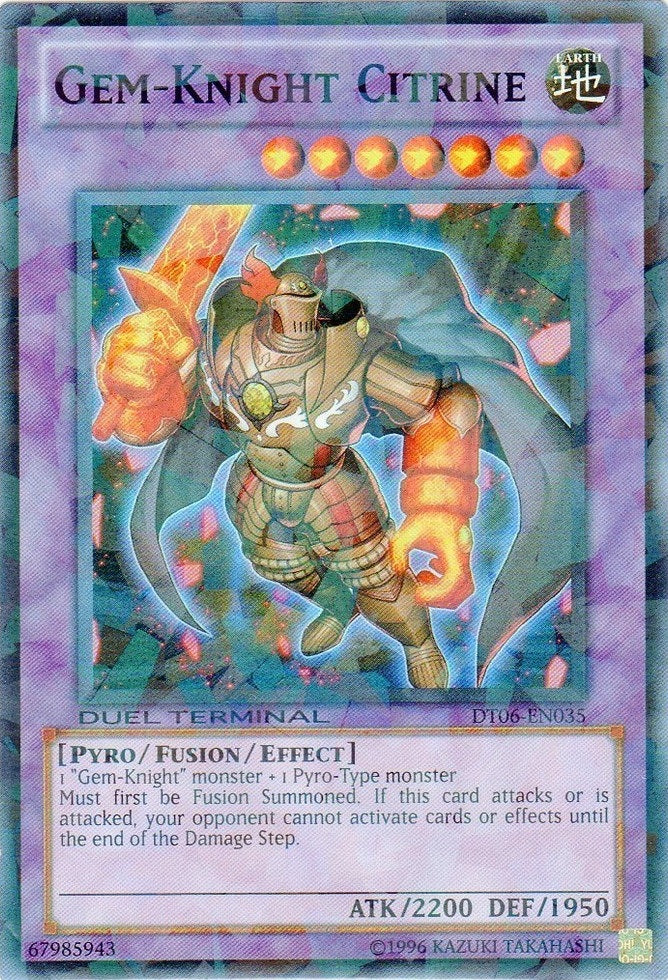 Gem-Knight Citrine [DT06-EN035] Super Rare | Total Play